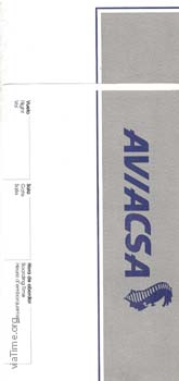 Aviacsa 001